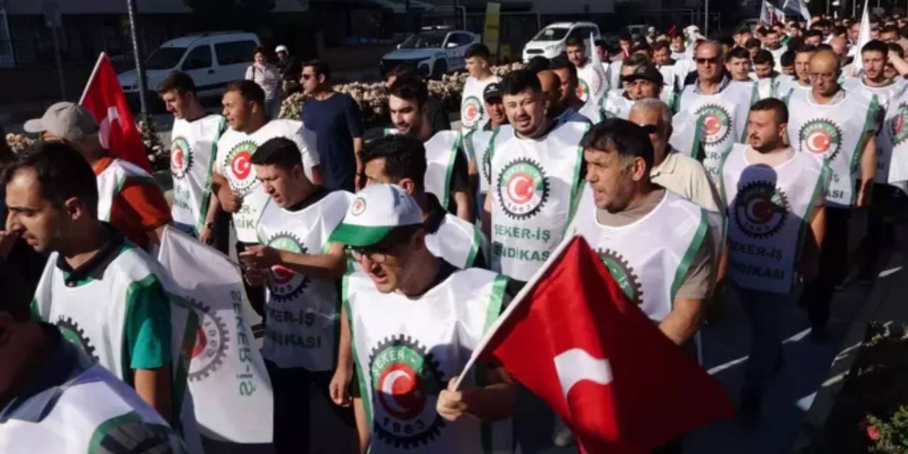 Burdur Şeker Fabrikası'nda işçiler eylemde: Hakkımızı istiyoruz!