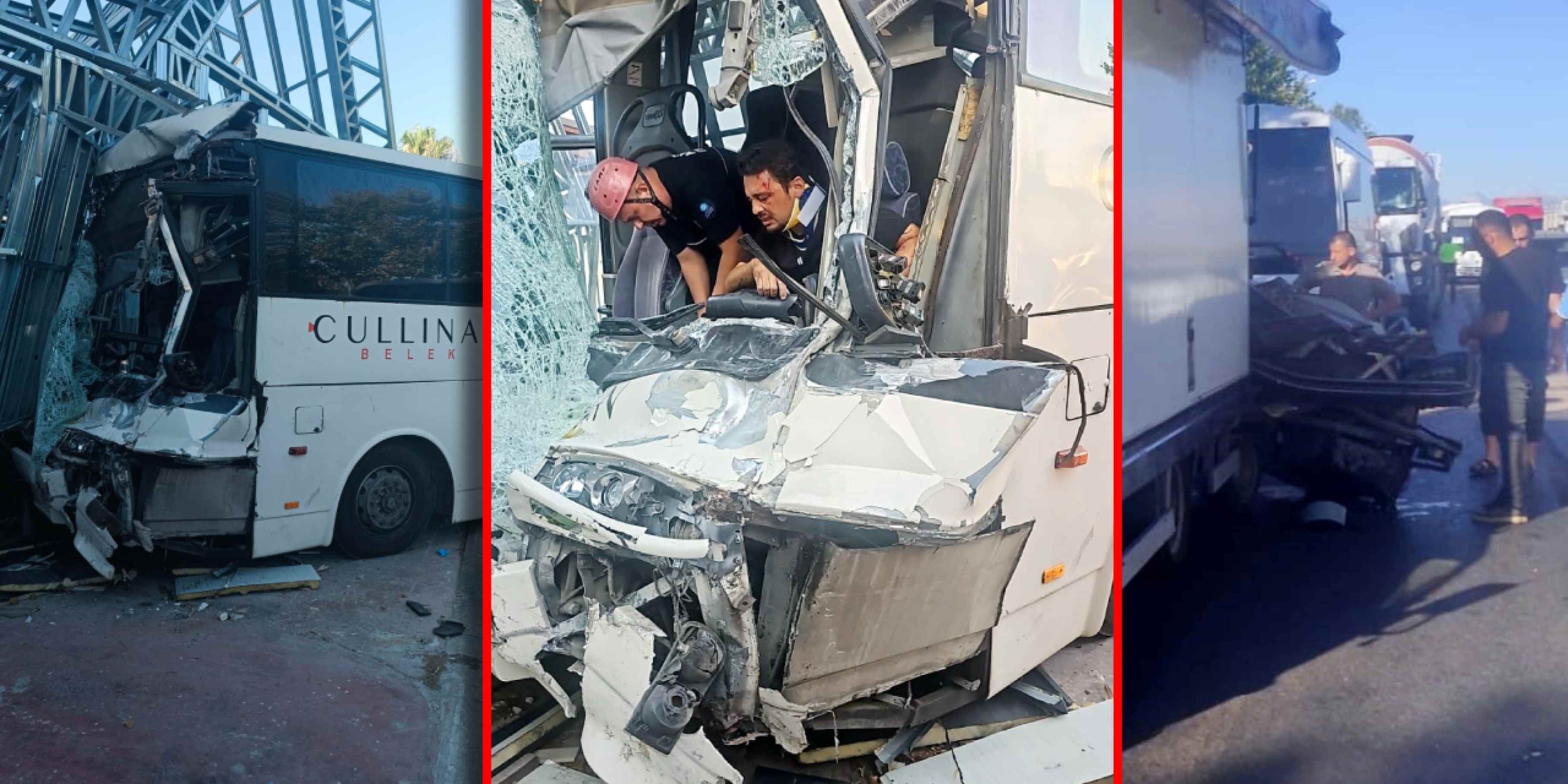 Dört araç birbirine girdi: Çok sayıda yaralı var
