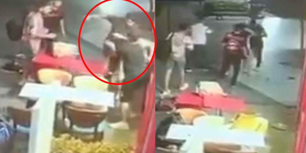 Eski eşiyle canlı yayın yapan adama bıçakla saldırdı: O anlar anbean kameraya yansıdı