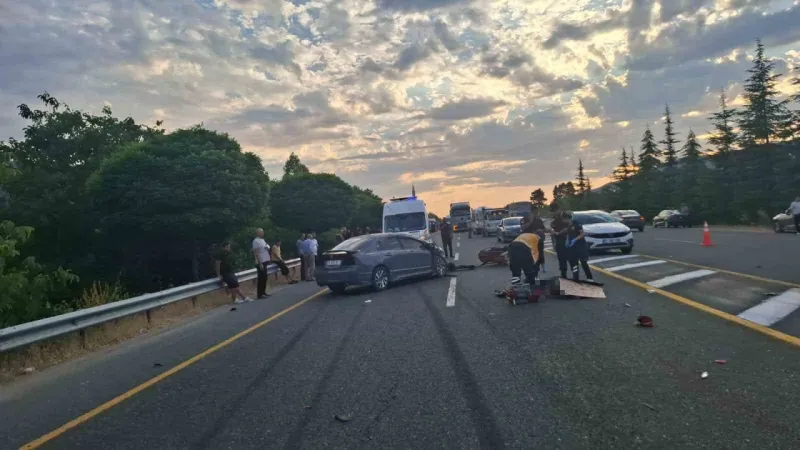 Elazığ'da feci kaza: Motosiklet sürücüsü hayatını kaybetti