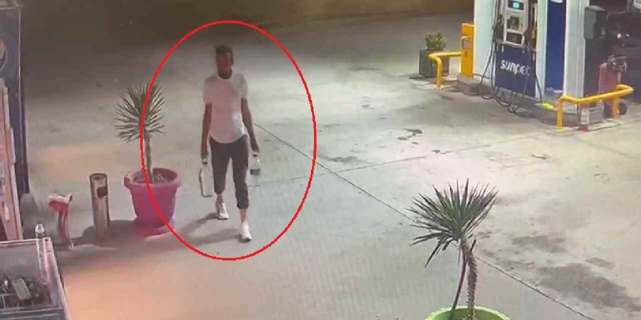 Bursa'daki orman yangını kundakçısının görüntüleri ortaya çıktı: Pet şişelere benzin doldurmuş