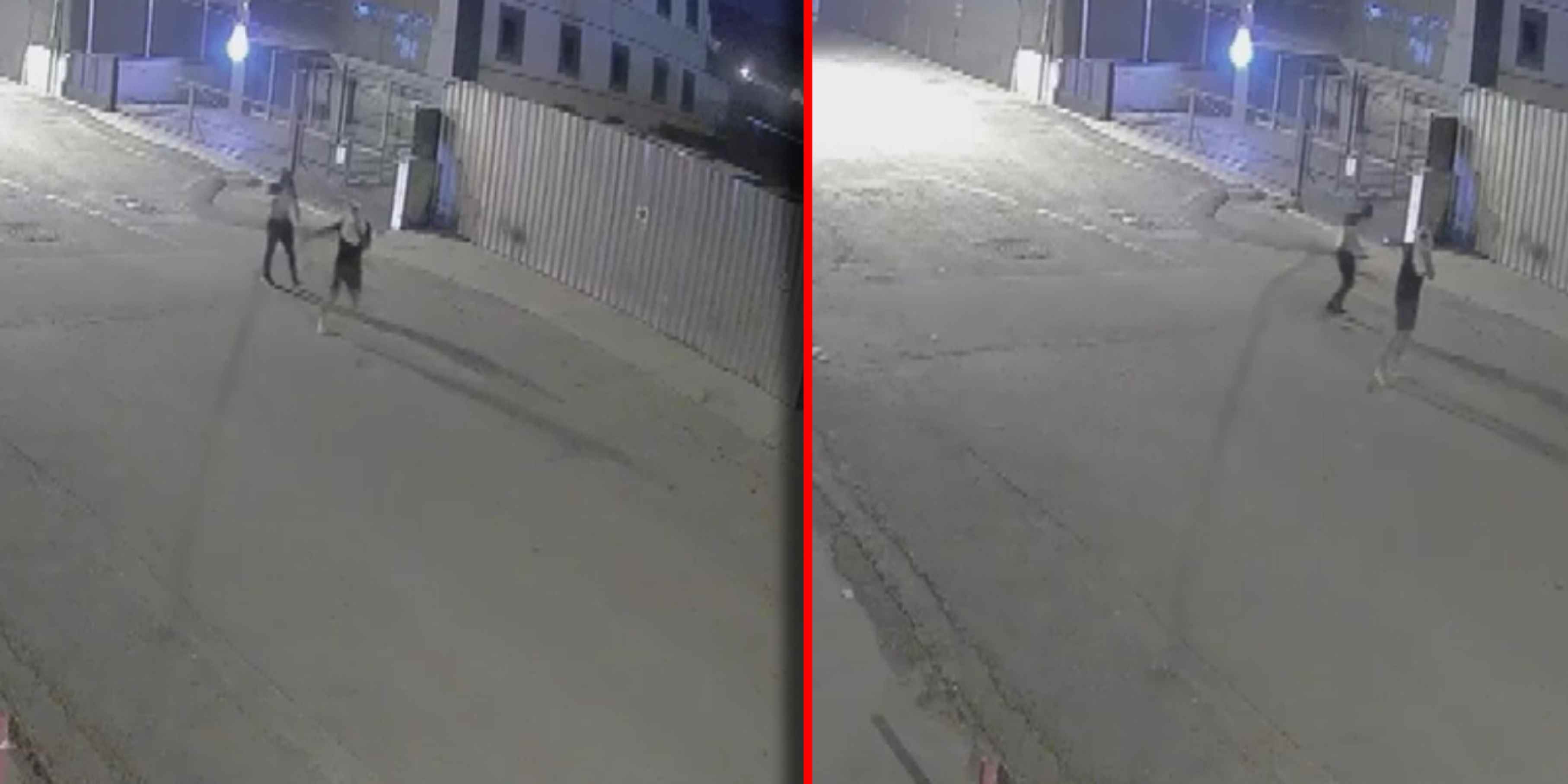 Görüntüler İstanbul'dan: Biri sıktı diğeri kaydetti