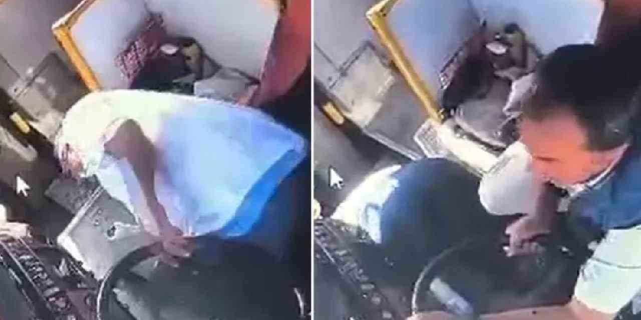 Şoför kalp krizi geçirdi: Yolcu kazayı böyle önledi