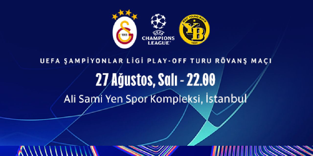 Galatasaray, UEFA Şampiyonlar Ligi play-off turu rövanş maçında İsviçre temsilcisi Young Boys'u ağırlayacak