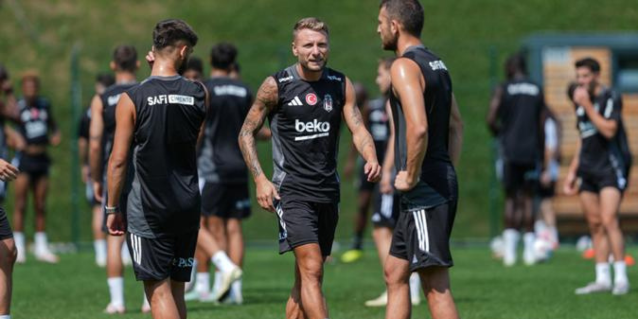 Beşiktaş'ın Yeni Yıldızı  Immobile İlk Antrenmanına Çıktı