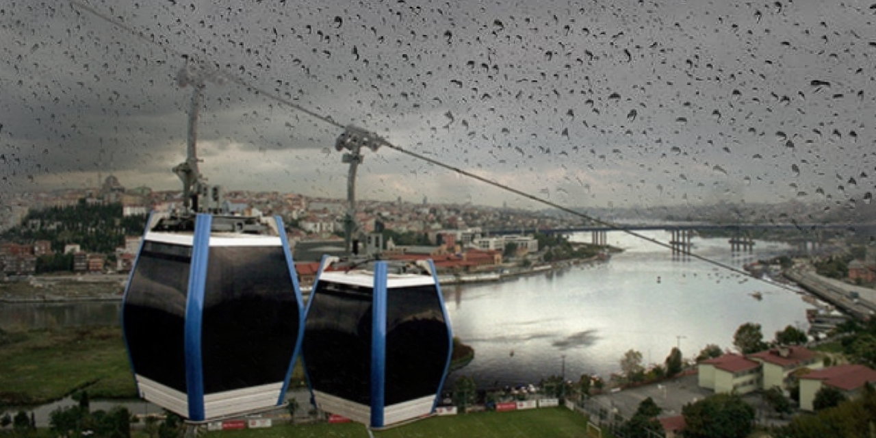 Hava muhalefeti teleferik seferlerini durdurdu!