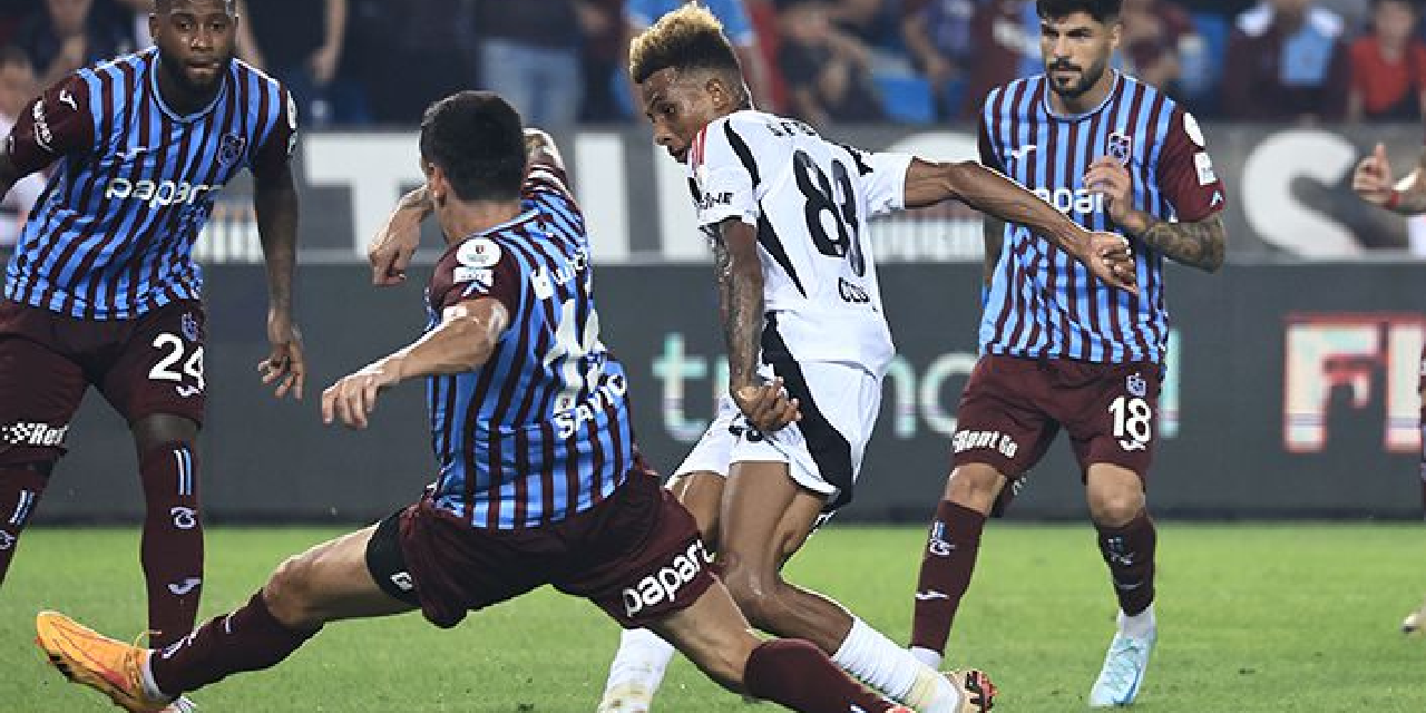 Trabzonspor ile Beşiktaş 1-1 berabere kaldı