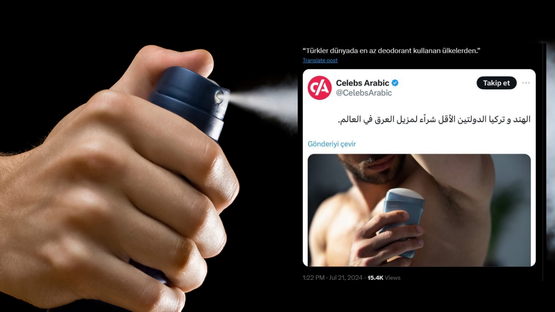 Sosyal medyada Türkiye'nin deodorant kullanımı tartışması büyüyor