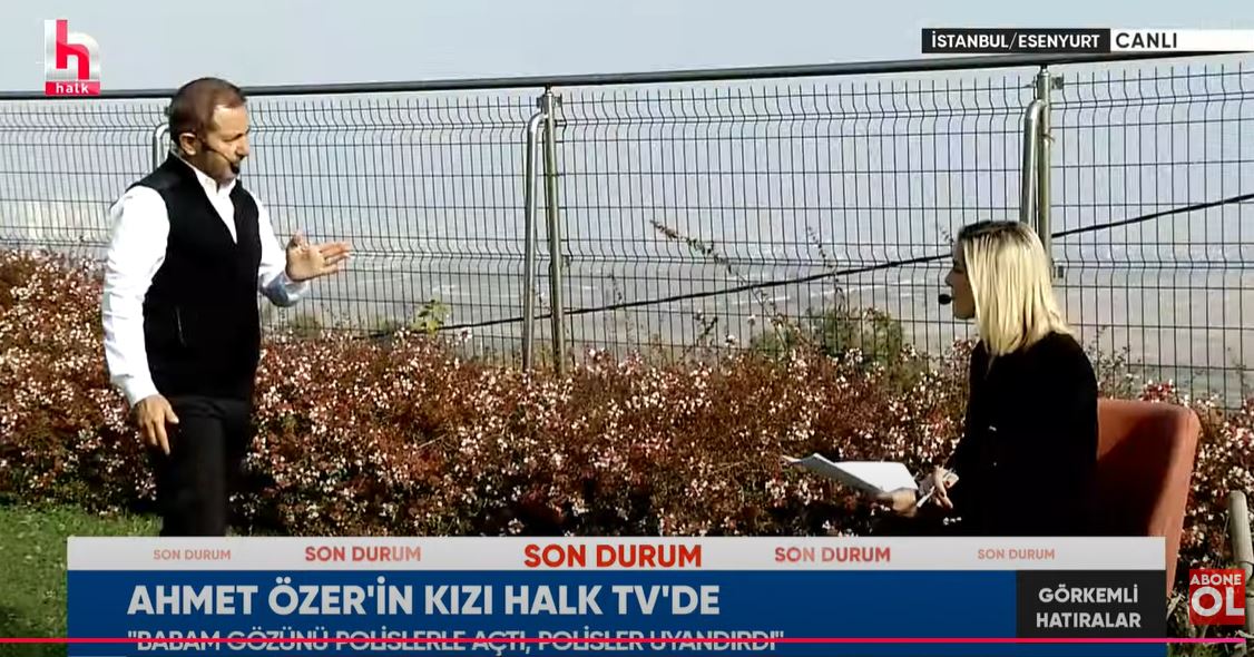 Ahmet Özer'in kızı Halk TV'de