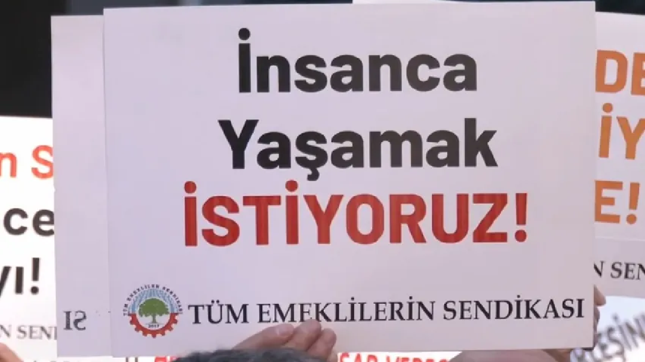 Emeklilerin sesi bu kez Ankara'dan yükseldi