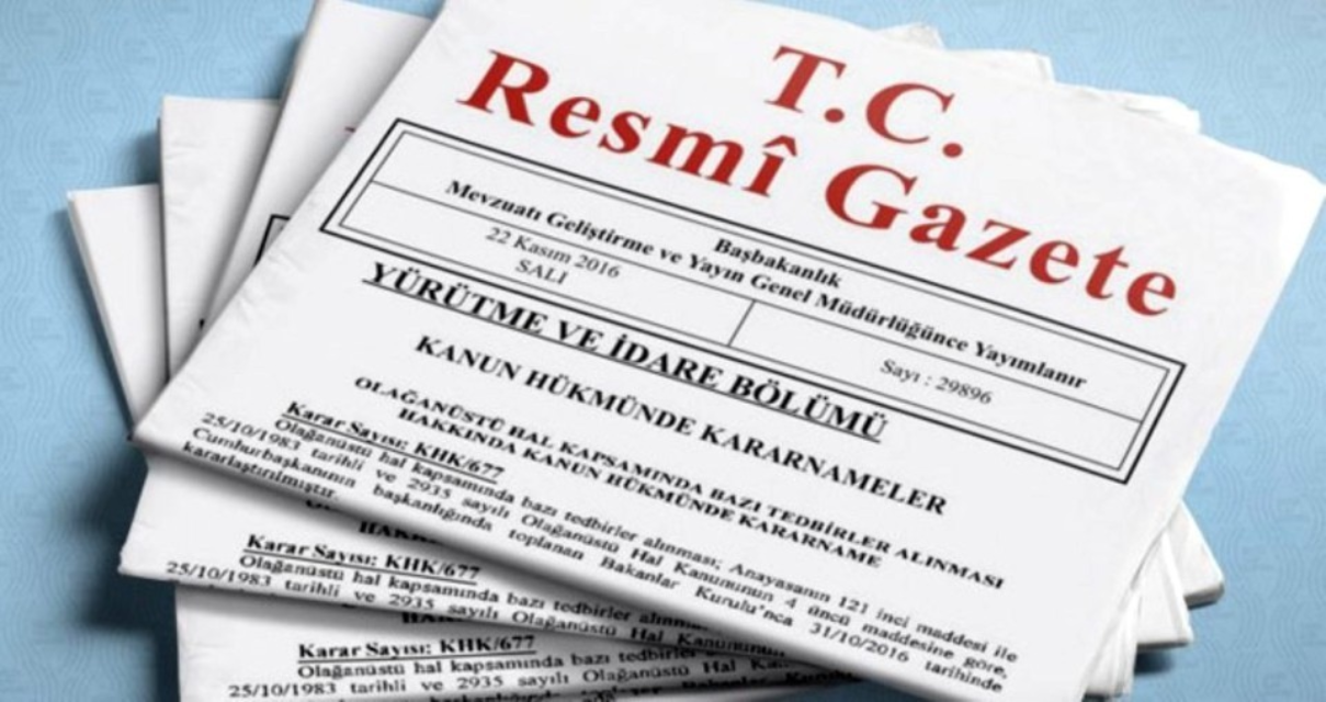 Erdoğan'ın atama kararları Resmi Gazete'de