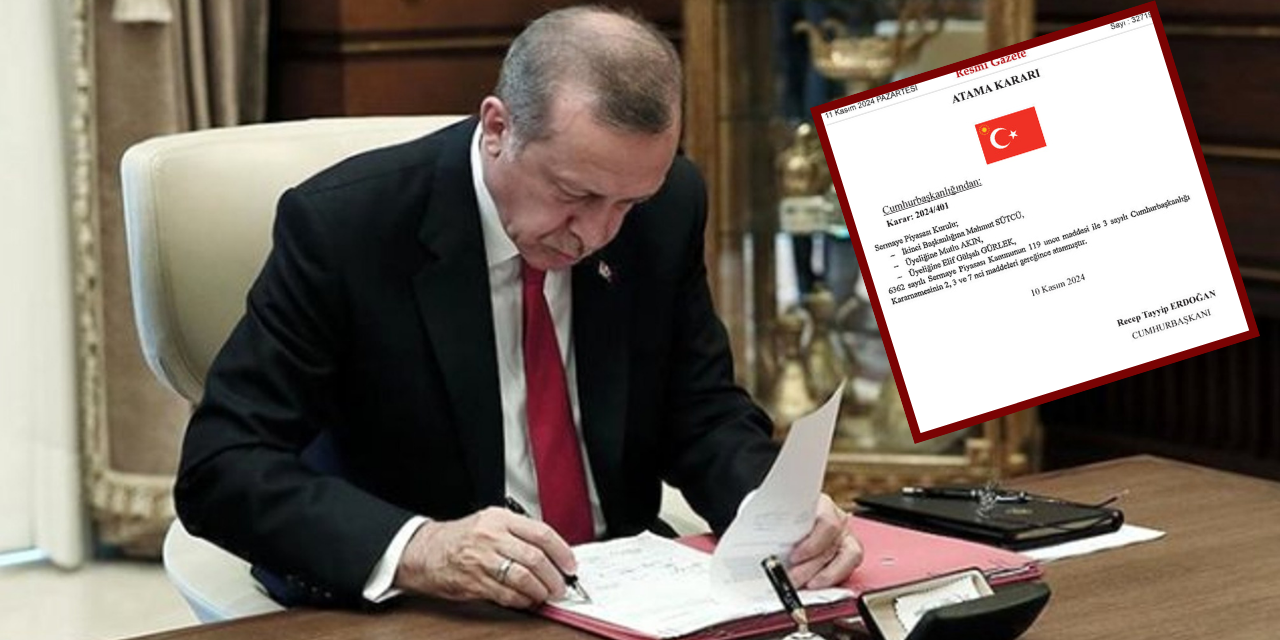 Erdoğan, Başsavcı Akın Gürlek'in eşini SPK üyeliğine atadı