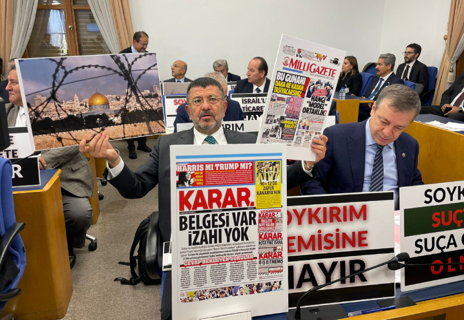 Meclis'te İsrail ile ticaret protestosu: Bugün bile gemiler yolda