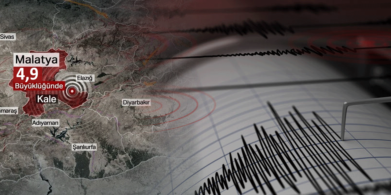 Malatya'da 4,9'luk deprem