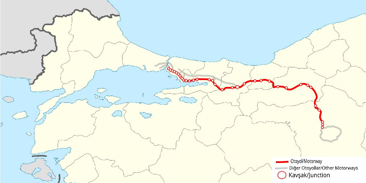 Anadolu Otoyolu'nda 2 otobüs ile 1 TIR'ın karıştığı trafik kazası oldu