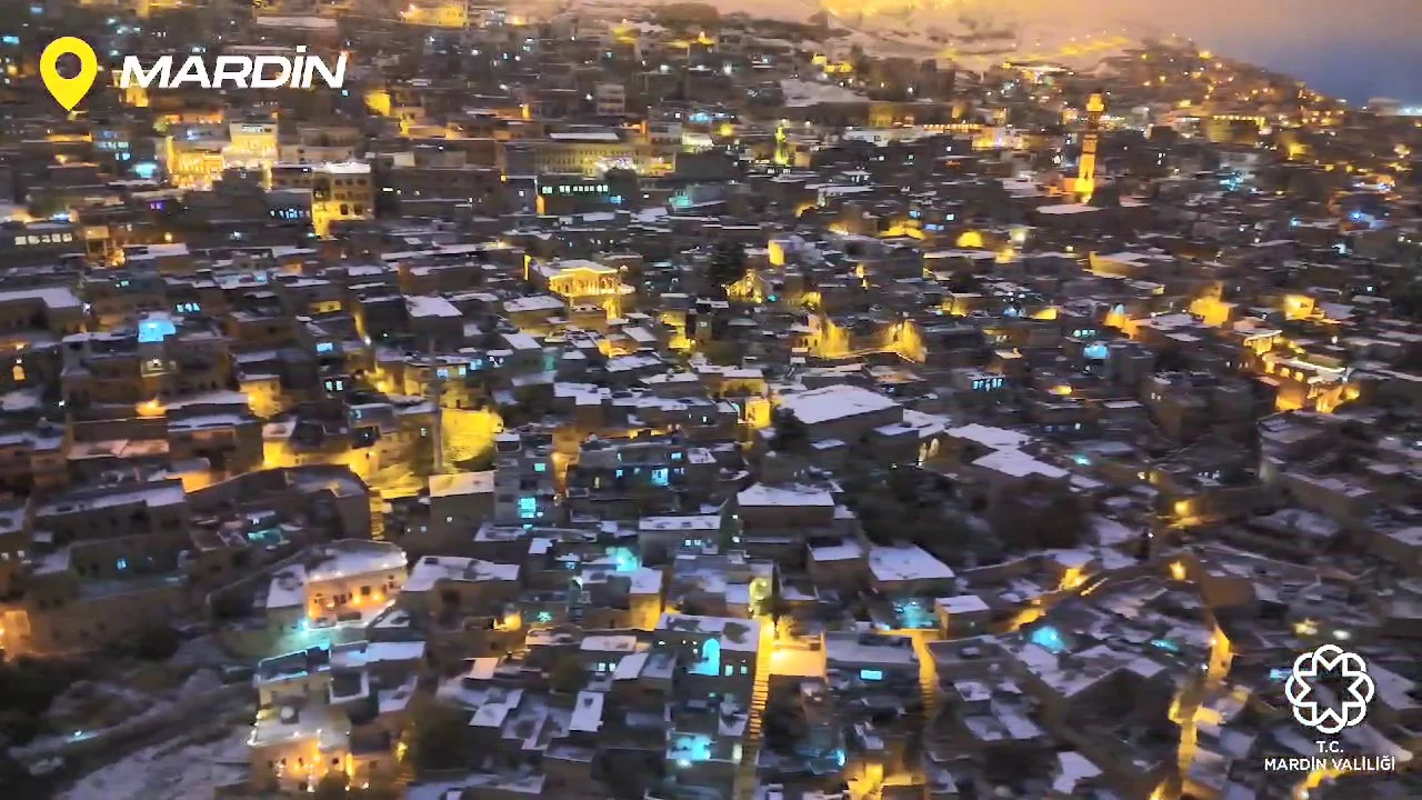 Mardin'e yılın ilk karı düştü