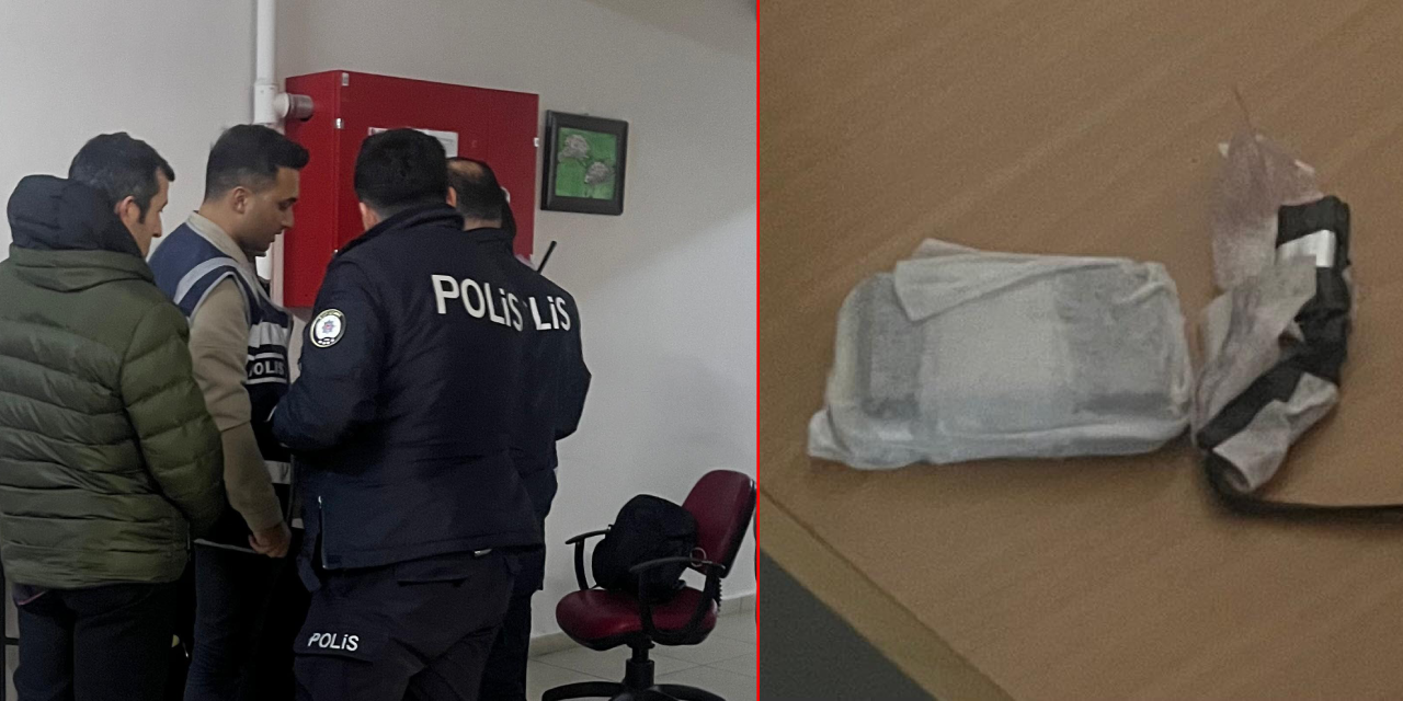 Ehliyet sınavında kameralı kopya düzeneği böyle görüntülendi