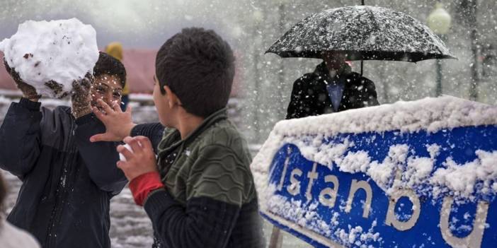 İstanbul'da kar yağışı için tarih verildi