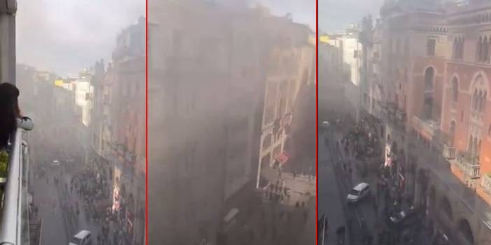 İstiklal Caddesi'nde otel yangını