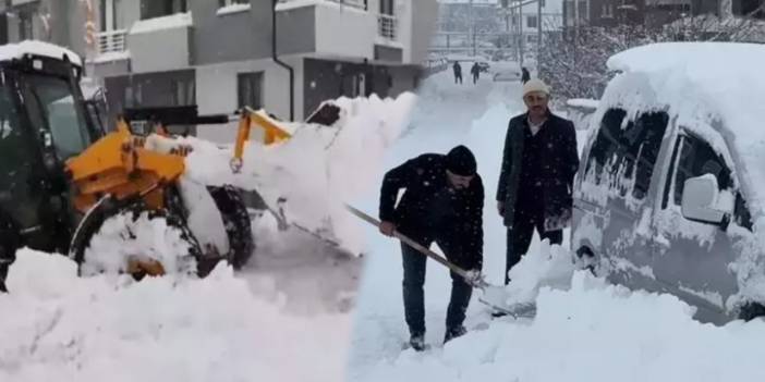 Şehir adeta gömüldü: Kar kalınlığı 1 metreye yaklaştı