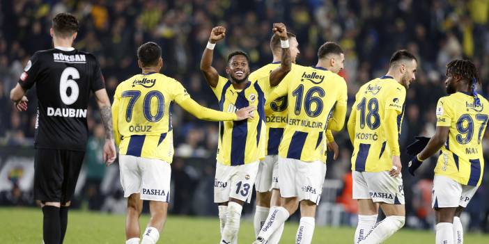 Fenerbahçe evinde kazandı: Sarı lacivertliler 3-1 maçı aldılar