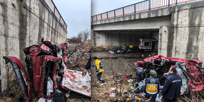 Ankara'da feci kaza: Aynı aileden 5 kişi öldü