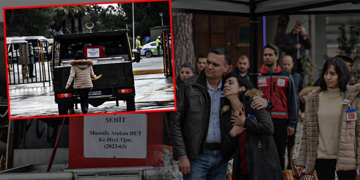 İzmir'de acı gün: Şehidin kardeşi cenaze aracının peşinden koştu