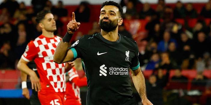 Girona Liverpool mücadelesinde Salah ilk futbolcu oldu