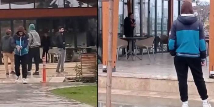 Kadına falçatayla saldırıp kendi boğazını kesti: 3 yaralı