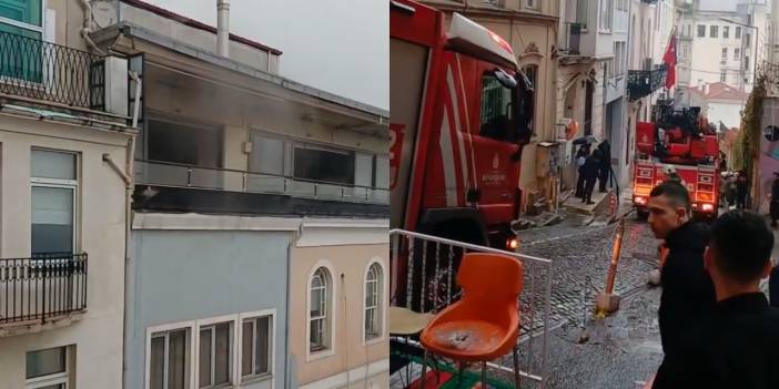 Beyoğlu'ndaki Mason derneğinde yangın