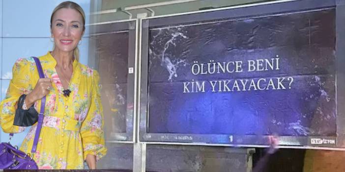 Bakan Ersoy'un eşi TRT'nin "Ölünce beni kim yıkayacak" afişine ateş püskürdü