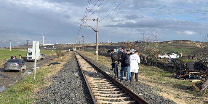 Trenin çarpıp yoluna devam ettiği yaya öldü