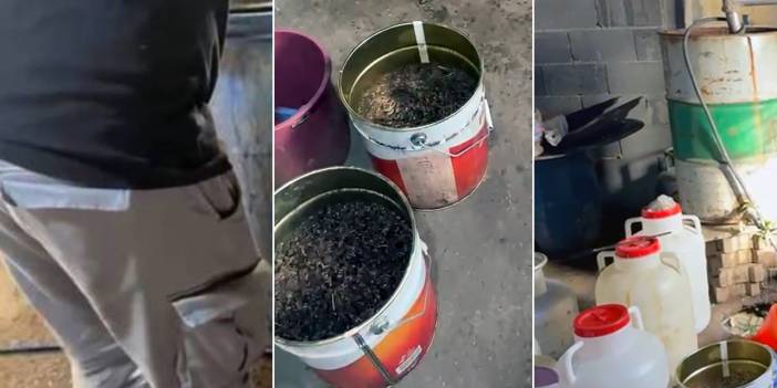 1050 litre sahte içkiyi yılbaşında içmek için hazırlamış