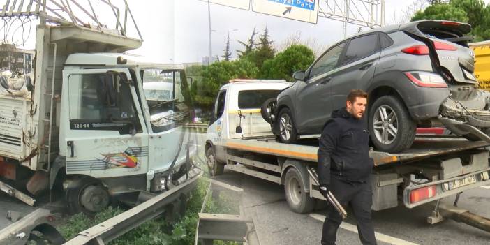 Esenyurt'ta zincirleme kaza: 4'ü çocuk 8 kişi yaralandı