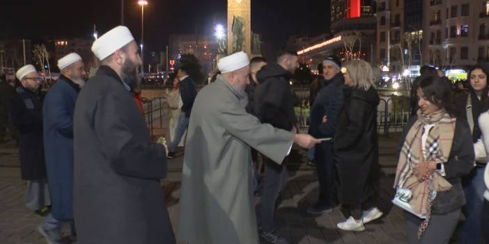 Taksim Meydanı’nda yılbaşı tebliği