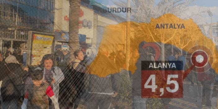 Antalya'da deprem