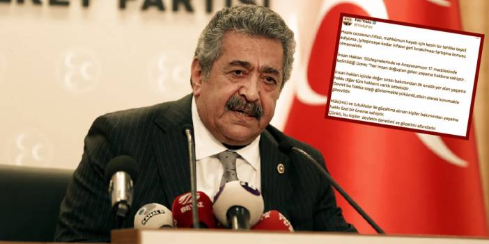 DEM-MHP görüşmesi sonrası Feti Yıldız'dan hasta tutuklular çıkışı: Tartışma konusu olmamalı