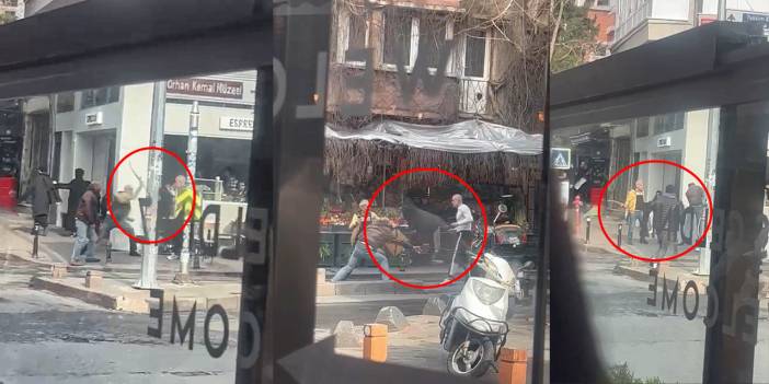 Cihangir’de kılıç ve sandalyeli kavga: O anlar kamerada