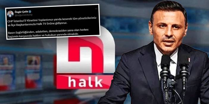 CHP'den Halk TV önüne çağrı