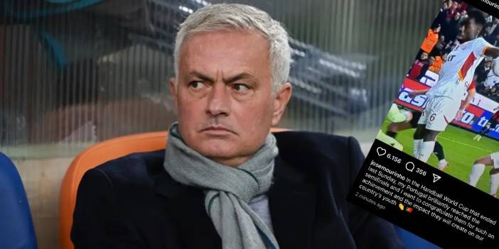 Jose Mourinho'dan manidar Galatasaray paylaşımı