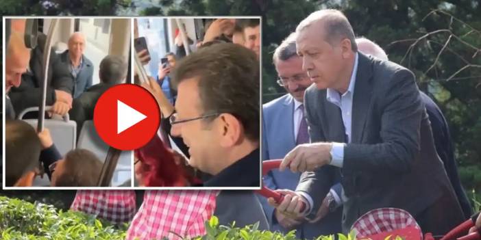 Ekrem İmamoğlu'ndan tramvayda Erdoğan'a gönderme