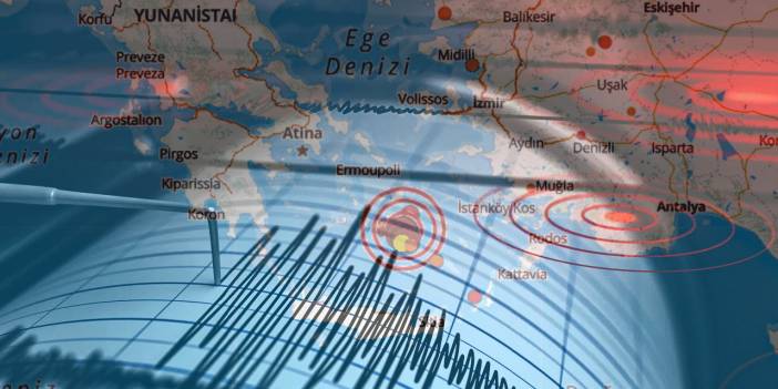 Ege'de 5.2 büyüklüğünde deprem