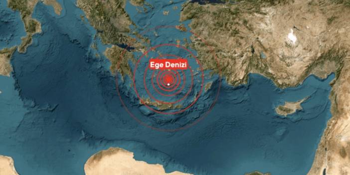 Ege Denizi'nde 4,8 büyüklüğünde deprem: Sarsıntılar devam ediyor