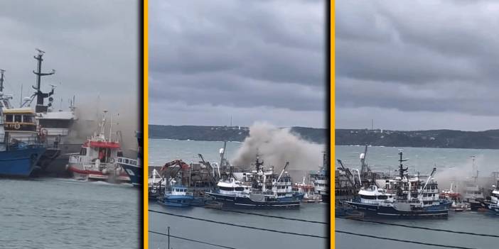 Rumeli Feneri'nde teknede korkutan yangın