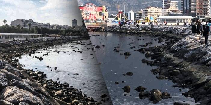 İskenderun'da endişe yaratan görüntü: Deniz çekildi