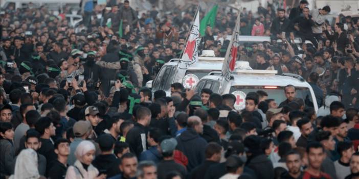 Esir takasında 6. tur: Hamas üç İsrailli rehineyi teslim etti