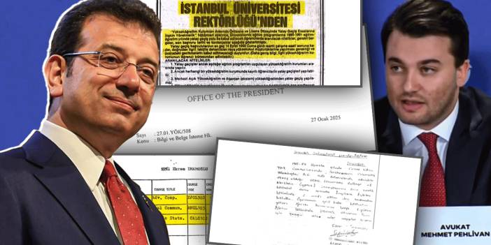 İBB'den flaş açıklama: Diploma soruşturmasına belgeli yanıt!