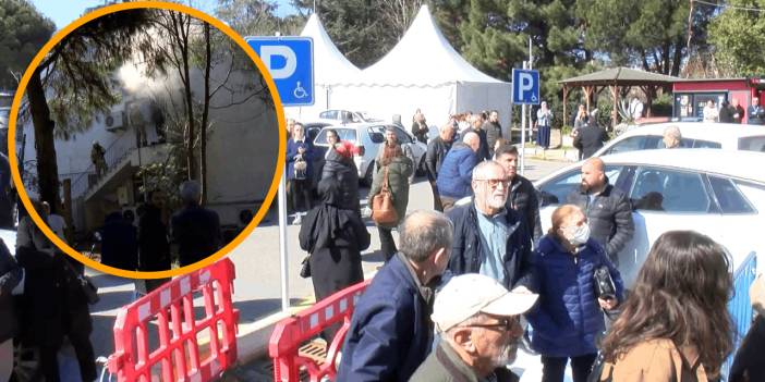 Üsküdar Devlet Hastanesi'nde yangın paniği