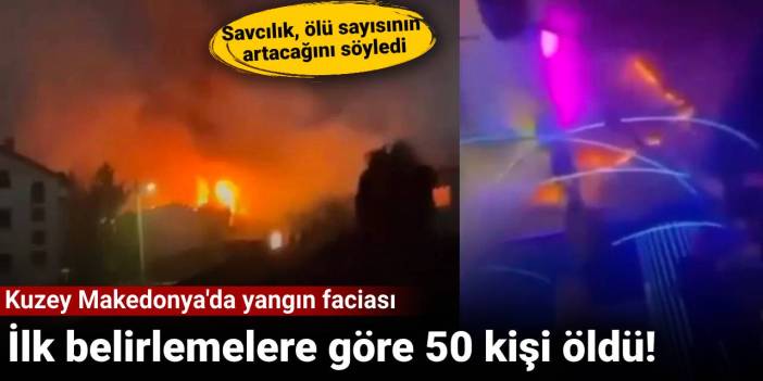 Son dakika... Kuzey Makedonya'da gece kulübünde yangın: Çok sayıda ölü var