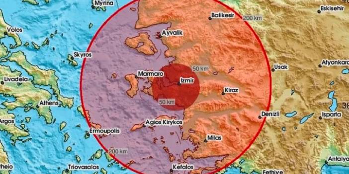 İzmir Körfezi'nde korkutan deprem